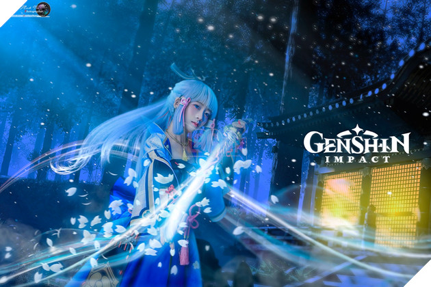 Chiêm ngưỡng bộ cosplay Ayaka siêu đẹp mắt đến từ nữ cosplay người Việt Nam