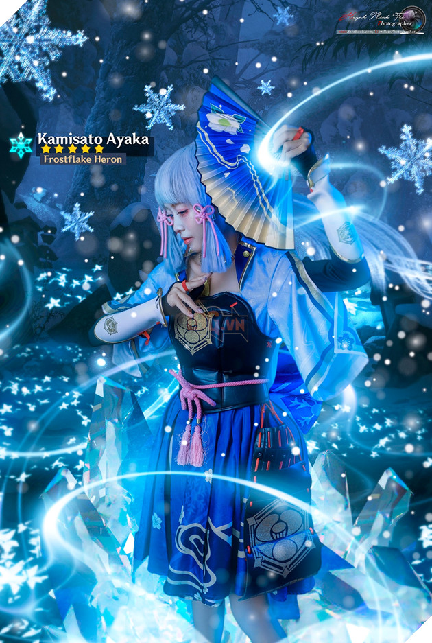 Chiêm ngưỡng bộ cosplay Ayaka siêu đẹp mắt đến từ nữ cosplay người Việt Nam 2