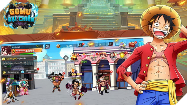 Hướng dẫn cách nhập và tổng hợp Giftcode GOMU Đại Chiến mới nhất năm 2025