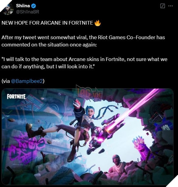 Arcane Fortnite