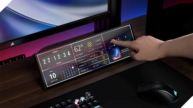 Corsair Giới Thiệu Màn Hình Cảm Ứng Xeneon Edge tại CES: Thiết Bị Phụ Đa Năng cho Các Tác Vụ Hiện Đại