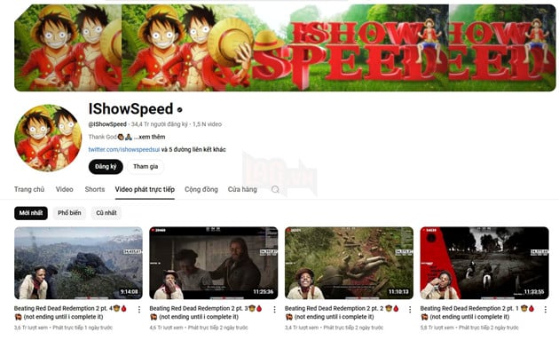 iShowSpeed thức trắng 2 ngày để phá đảo một trò chơi, cảm xúc đến mức bật khóc trên stream