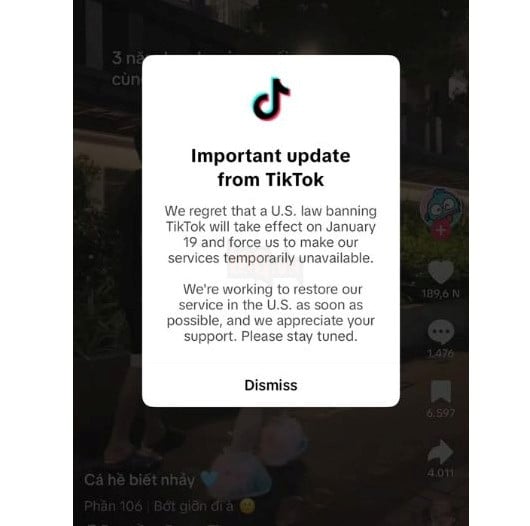 Lệnh cấm TikTok khiến loạt game bị ép đóng cửa một cách vội vã 