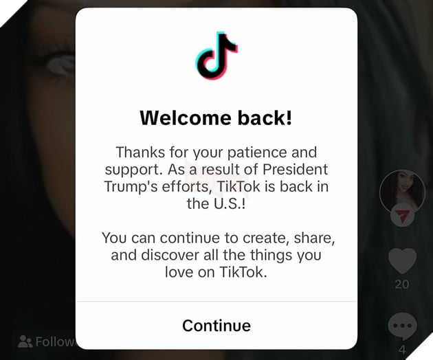 TikTok bất ngờ hoạt động lại ở Mỹ 2