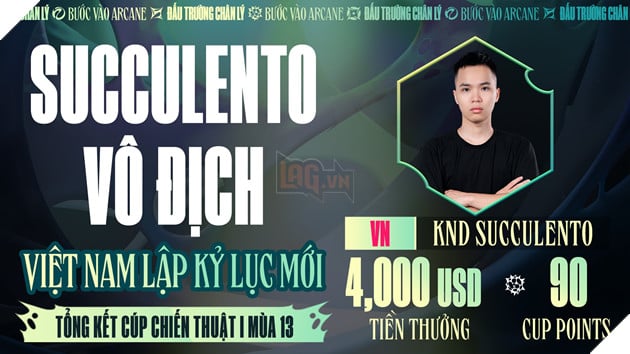 Đấu Trường Chân Lý Esports Mùa 13: Kỳ Thủ KND SUCCULENTO Giúp Khu Vực Việt Nam Tiếp Tục Đăng Quang Tại Cúp Chiến Thuật APAC