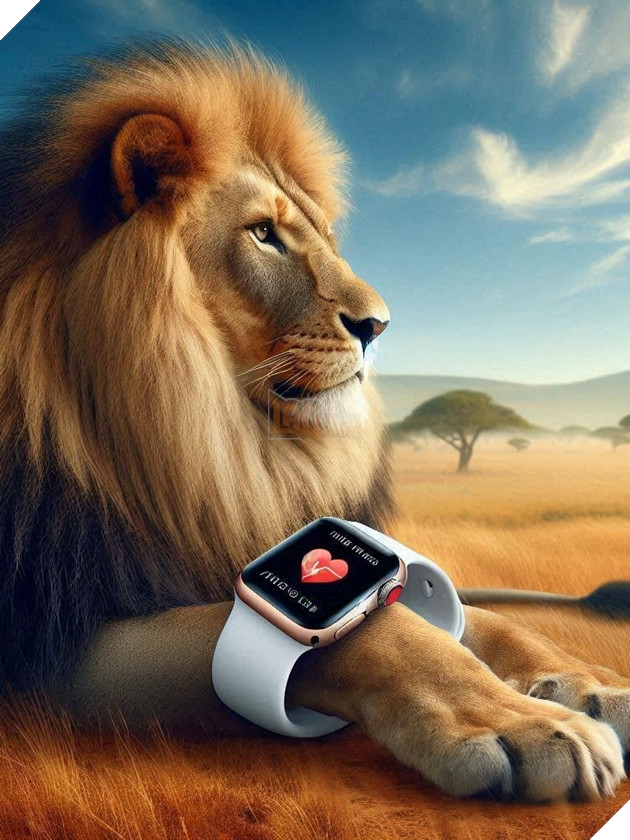 Đeo Apple Watch Vào Lưỡi Để Đo Nhịp Tim Sư Tử 2