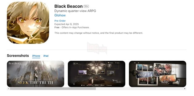 Black Beacon - Sản phẩm gacha đầy tiềm năng với nền đồ họa gây ấn tượng mạnh với game thủ