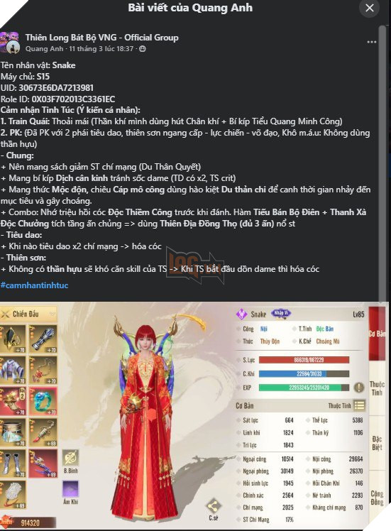 Cộng đồng Thiên Long Bát Bộ VNG bùng nổ: Tinh Túc có thật sự bá đạo như lời đồn? 3