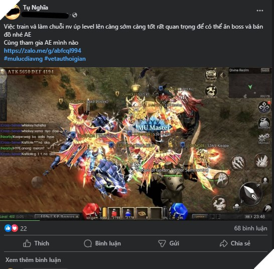 MU Lục Địa VNG Chơi Lớn, Tặng Triệu Quà Giá Trị Cho Các Guild Khi Thành Lập 7