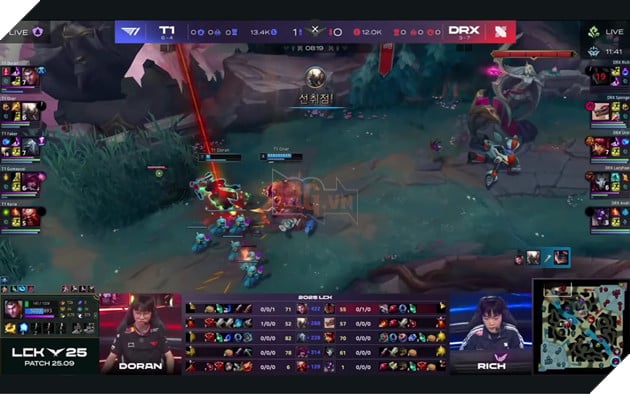 LCK 2025: T1 Áp Đảo DRX, Faker Lập Pentakill Với Ván Đấu Nhiều Mạng Hạ Gục Nhất 3