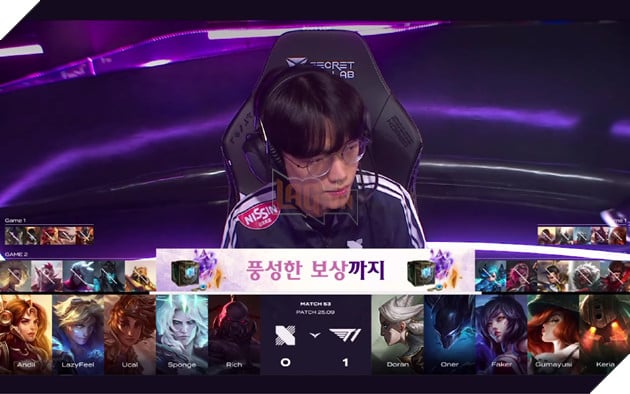 LCK 2025: T1 Áp Đảo DRX, Faker Lập Pentakill Với Ván Đấu Nhiều Mạng Hạ Gục Nhất 6