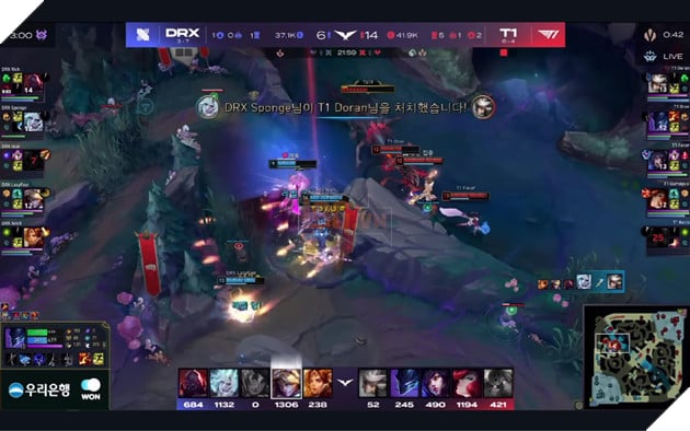 LCK 2025: T1 Áp Đảo DRX, Faker Lập Pentakill Với Ván Đấu Nhiều Mạng Hạ Gục Nhất 8