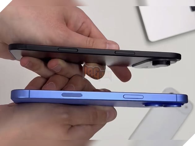Rò rỉ ảnh thực tế iPhone 17 Air, thiết kế siêu mỏng lấn át iPhone 16 Plus