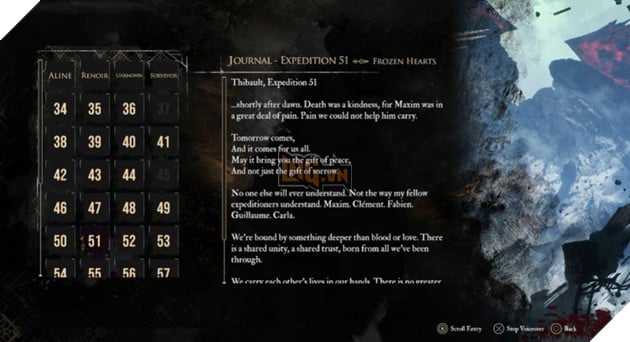 Clair Obscur: Expedition 33 - Hướng Dẫn Tìm Ra Toàn Bộ Nhật Ký Các Đoàn Thám Hiểm Phần 3  3