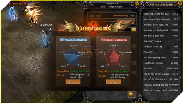 Cơ hội “Chuyển class Magic Gladiator” cực dễ cho Mutizen trong bản cập nhật mới 3