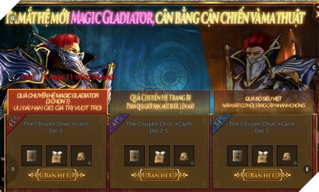 Cơ hội “Chuyển class Magic Gladiator” cực dễ cho Mutizen trong bản cập nhật mới 5