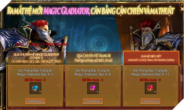 Cơ hội “Chuyển class Magic Gladiator” cực dễ cho Mutizen trong bản cập nhật mới 7