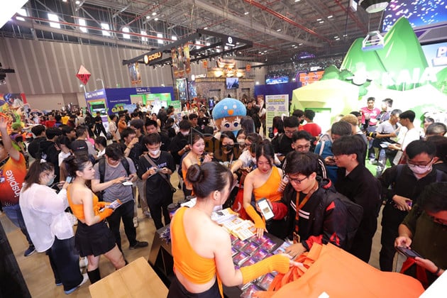 Khu vực VNGGames luôn ngập tràn quà tặng cho người tham gia