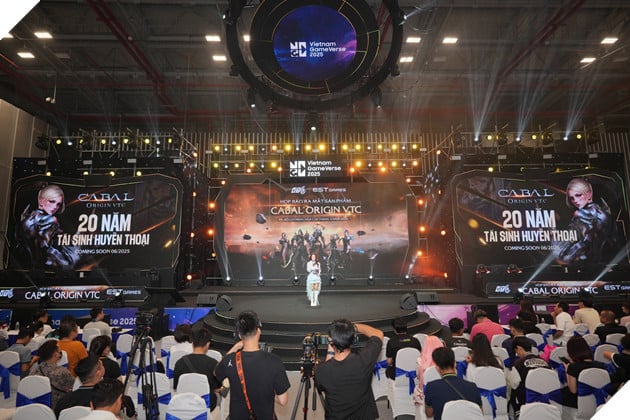 Họp báo ra mắt sản phẩm Cabal Origin VTC tại Vietnam Gameverse 2025
