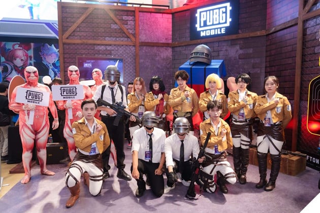 PUBG Mobile bùng nổ tại Vietnam Gameverse 2025 với trải nghiệm đậm chất Attack on Titan