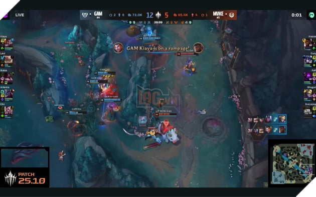 LCP 2025 Giai Đoạn Giữa Mùa: GAM Esports Thể Hiện Bản Lĩnh, Vượt Qua MGN Vikings Esports 12