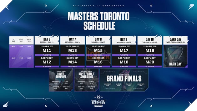 Lịch thi đấu chính thức Vòng Playoffs