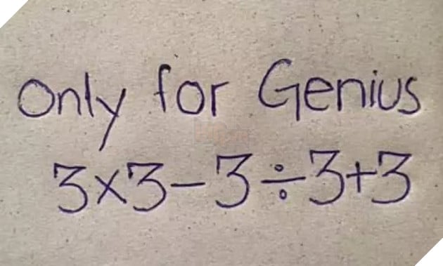 Only for Genius bài đăng thi Toán gây bão Facebook