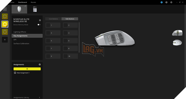 phần mềm icue setup phím 