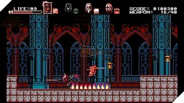 Bloodstained: Curse of the Moon mang đậm phong cách của Castlevania