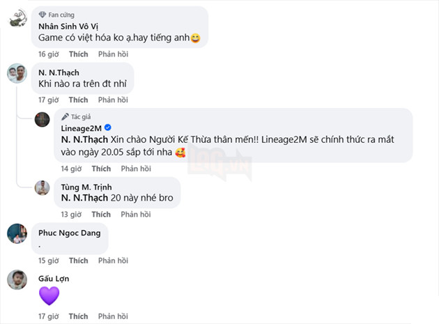 Cộng Đồng Háo Hức Đón Chờ Ngày Ra Mắt Lineage2M 2