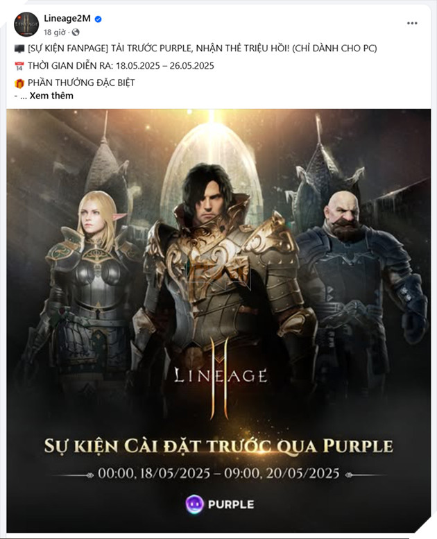 Cộng Đồng Háo Hức Đón Chờ Ngày Ra Mắt Lineage2M 3