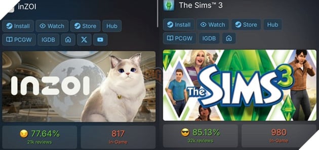 InZoi sụt giảm cực khủng về lượng người chơi, thậm chí thua cả The Sims 3 chỉ sau 3 tháng