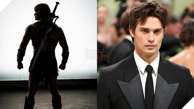 Hình ảnh mới được tiết lộ bởi diễn viên Nicholas Galitzine cho vai diễn He-Man