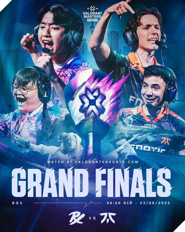 Chung kết Tổng VALORANT Masters Toronto 2025 gọi tên Paper Rex và Fnatic