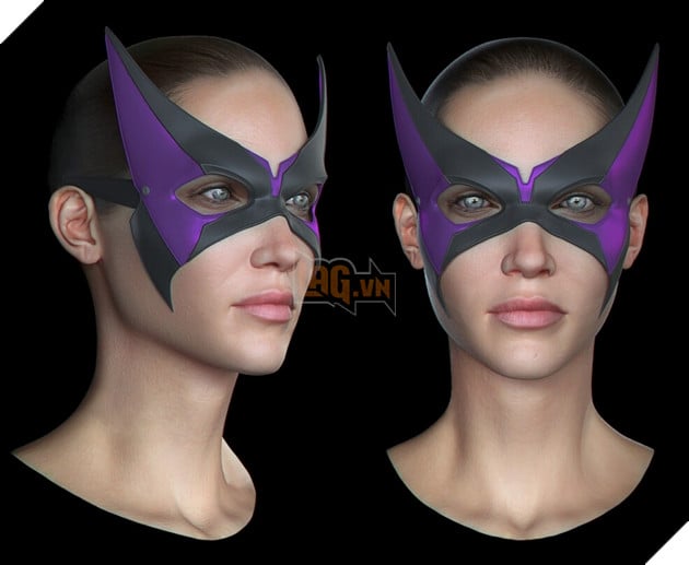 Thiết kế Huntress với chiếc mặt nạ đặc trưng