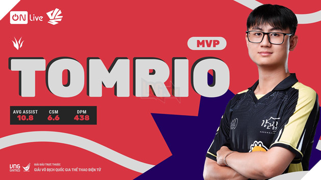 Tomrio là MVP của loạt trận Chung kết Tổng