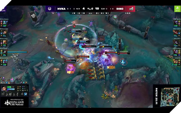 Pout có pha “Phân chia thiên hạ” đẹp mắt giúp Saigon Dino có được 4 mạng hạ gục