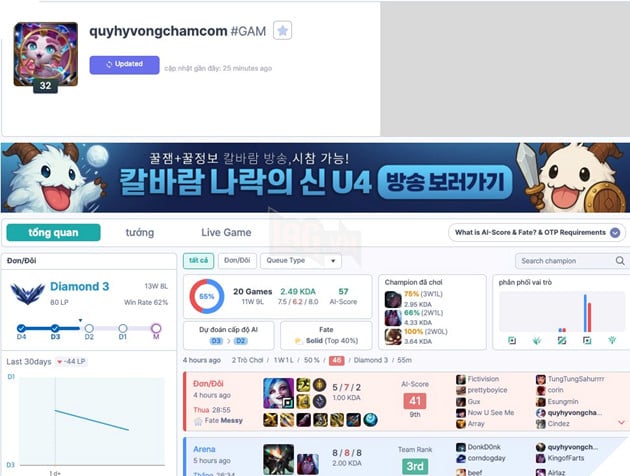 LMHT: GAM Esports Gây Sốc Với Những Cái Tên In-game Tại Server Bắc Mỹ 7