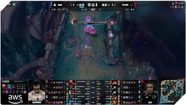 MSI 2025: FURIA Gây Bất Ngờ, Buộc G2 Esports Phải Đánh Đủ 5 Ván 22