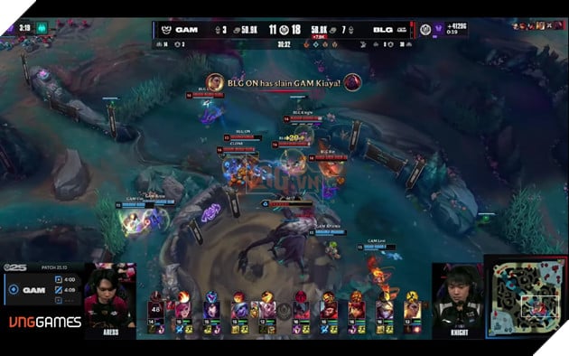 MSI 2025: GAM Esports Chưa Thể Tạo Đột Biến Trước Bilibili Gaming 7