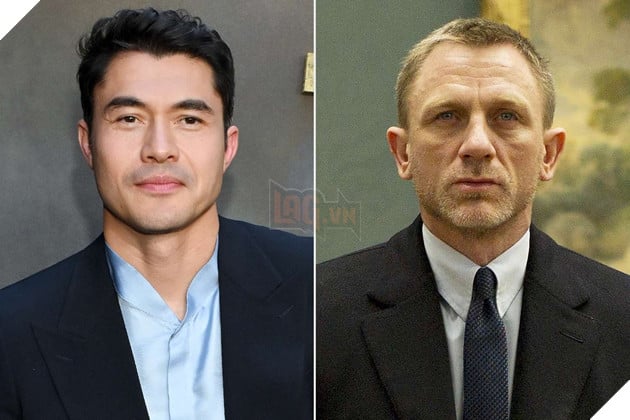 Hình ảnh sao nam Henry Golding và ngôi sao loạt phim James Bond - Daniel Craig