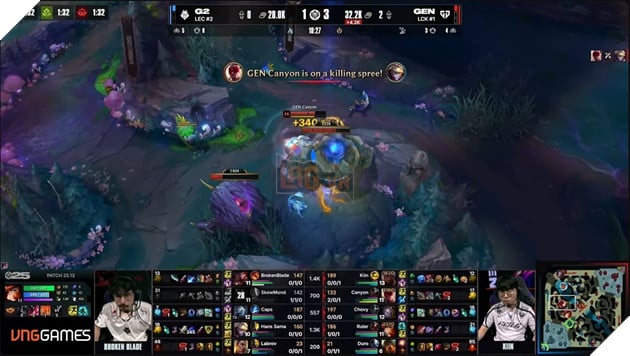 MSI 2025: GEN.G Thể Hiện Phong Độ Hủy Diệt Trước G2 Esports, Bước Tiếp Vào Nhánh Thắng 11