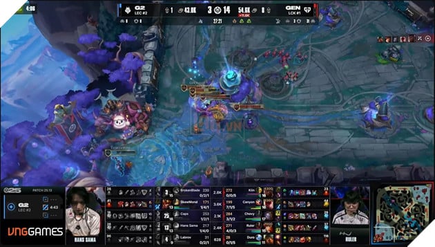 MSI 2025: GEN.G Thể Hiện Phong Độ Hủy Diệt Trước G2 Esports, Bước Tiếp Vào Nhánh Thắng 13