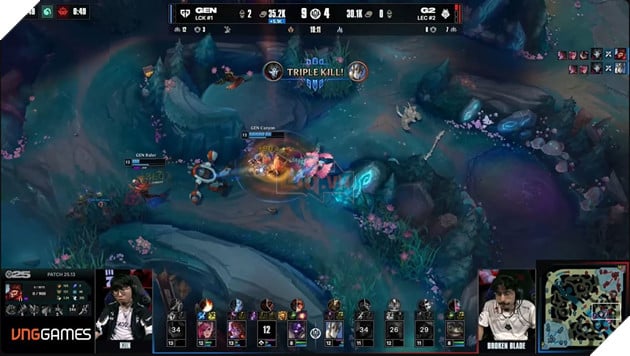 MSI 2025: GEN.G Thể Hiện Phong Độ Hủy Diệt Trước G2 Esports, Bước Tiếp Vào Nhánh Thắng 8