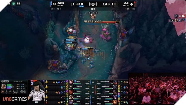 MSI 2025: GEN.G Thể Hiện Phong Độ Hủy Diệt Trước G2 Esports, Bước Tiếp Vào Nhánh Thắng 15