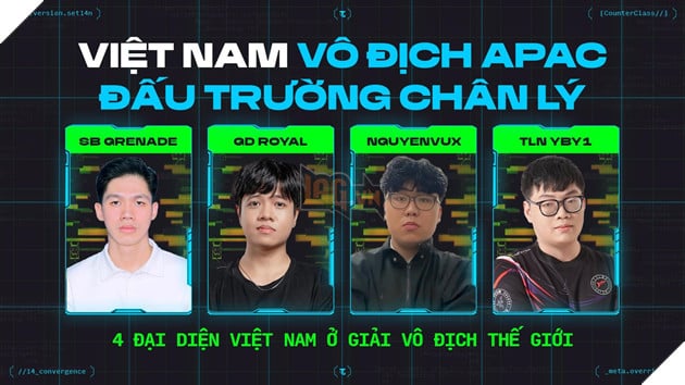 Đấu Trường Chân Lý Esports Mùa 14: Khu Vực Việt Nam Lần Đầu Vô Địch Châu Á - Thái Bình Dương, Có 4 Đại Diện Ở Giải Vô Địch Thế Giới