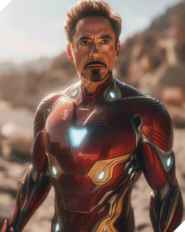 Robert Downey Jr. trong vai Người Sắt (Iron Man).
