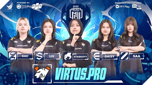 Virtus.pro với 3 cô gái Việt Nam góp mặt trong đội hình
