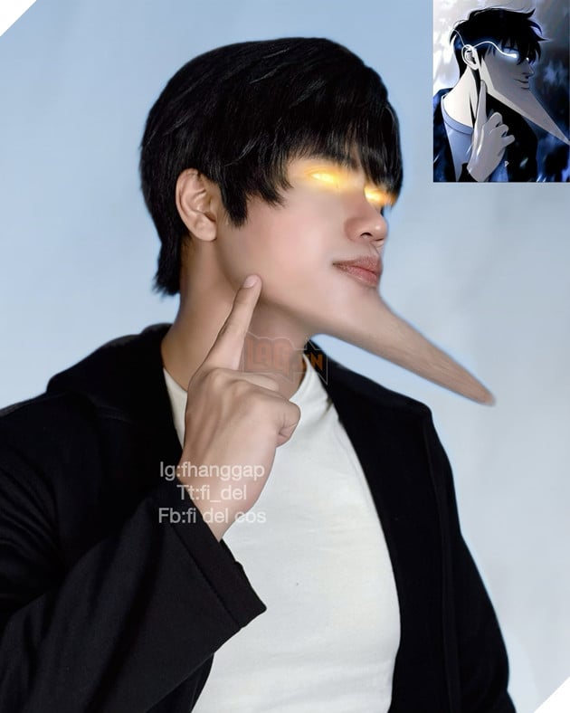 Cười không nhặt được mồm với bộ cosplay Solo Leveling cực kì độc đáo