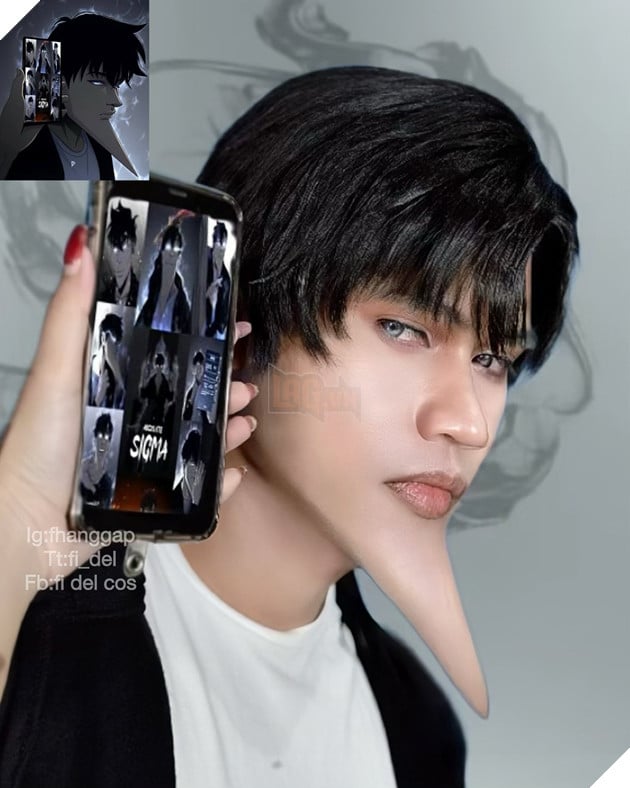 Cười không nhặt được mồm với bộ cosplay Solo Leveling cực kì độc đáo